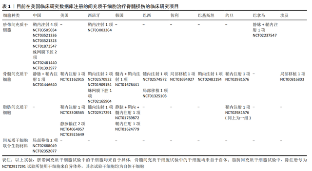 間充質(zhì)干細胞治療脊髓損傷的臨床研究項目