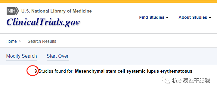 間充質(zhì)干細(xì)胞治療系統(tǒng)性紅斑狼瘡的臨床試驗(yàn)數(shù)量